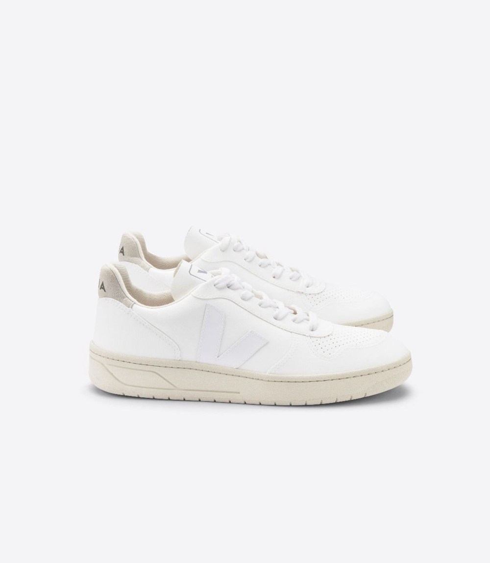 Veja Trainers Womens White - V-10 Cwl - NXPQ-46029